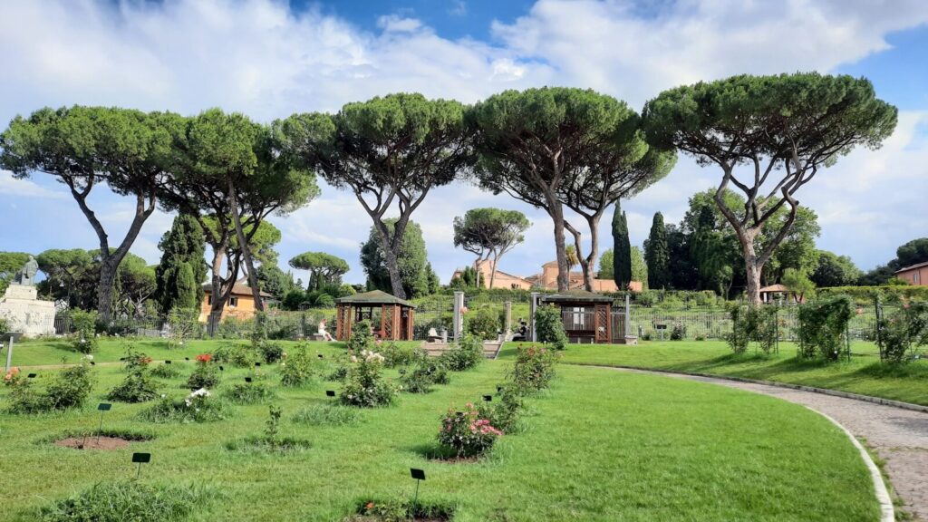 Roseto comunale i Rom ved dagslys
